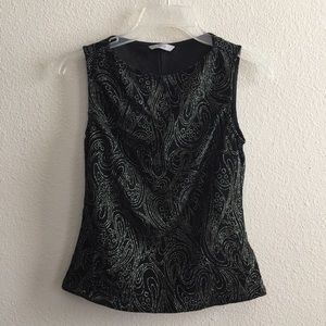 Black/Silver Accent Tank